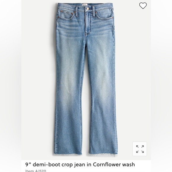J Crew Billie Demi boot crop jeans - Picture 3 of 15